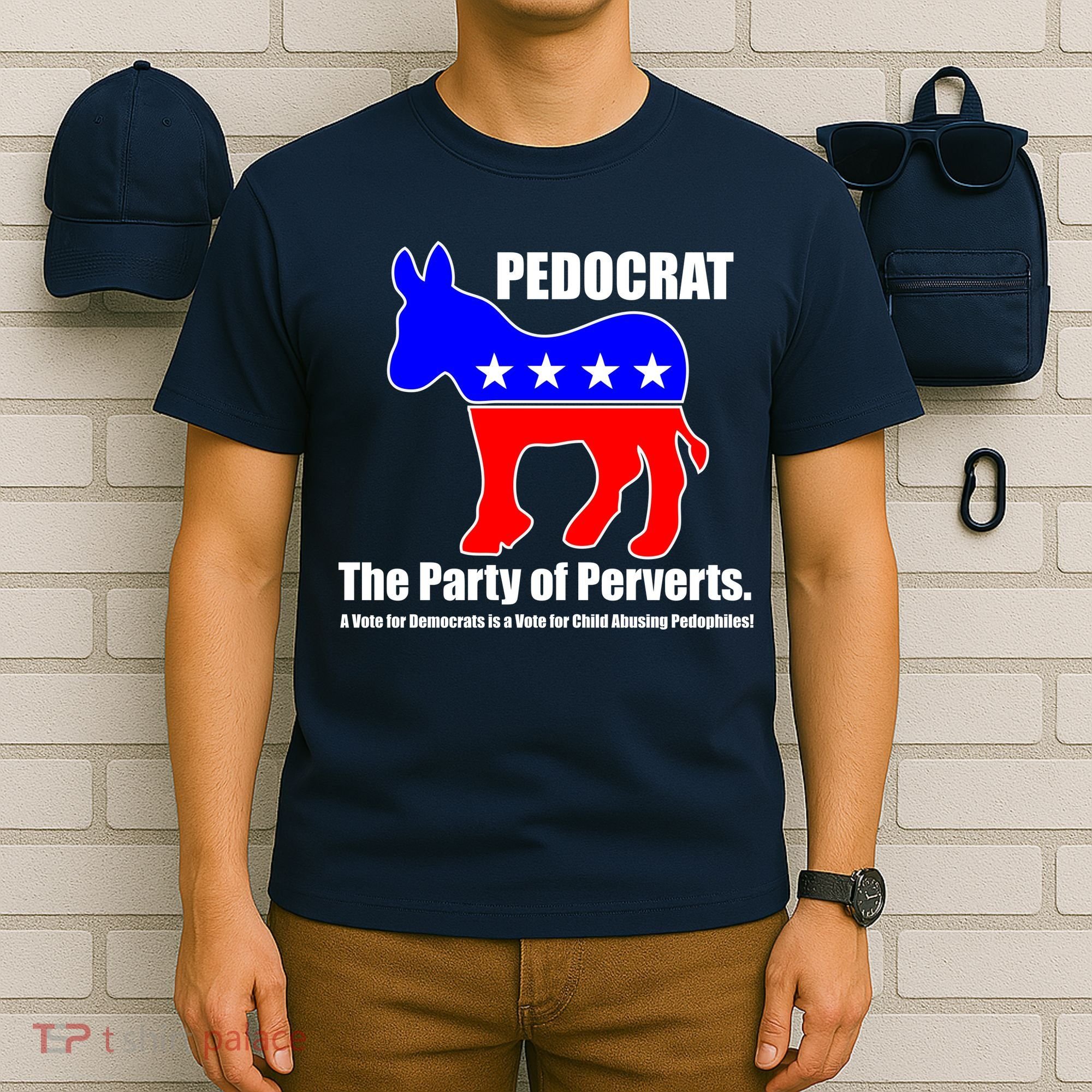 Pedocrat The Party Of Perverts T-Shirt