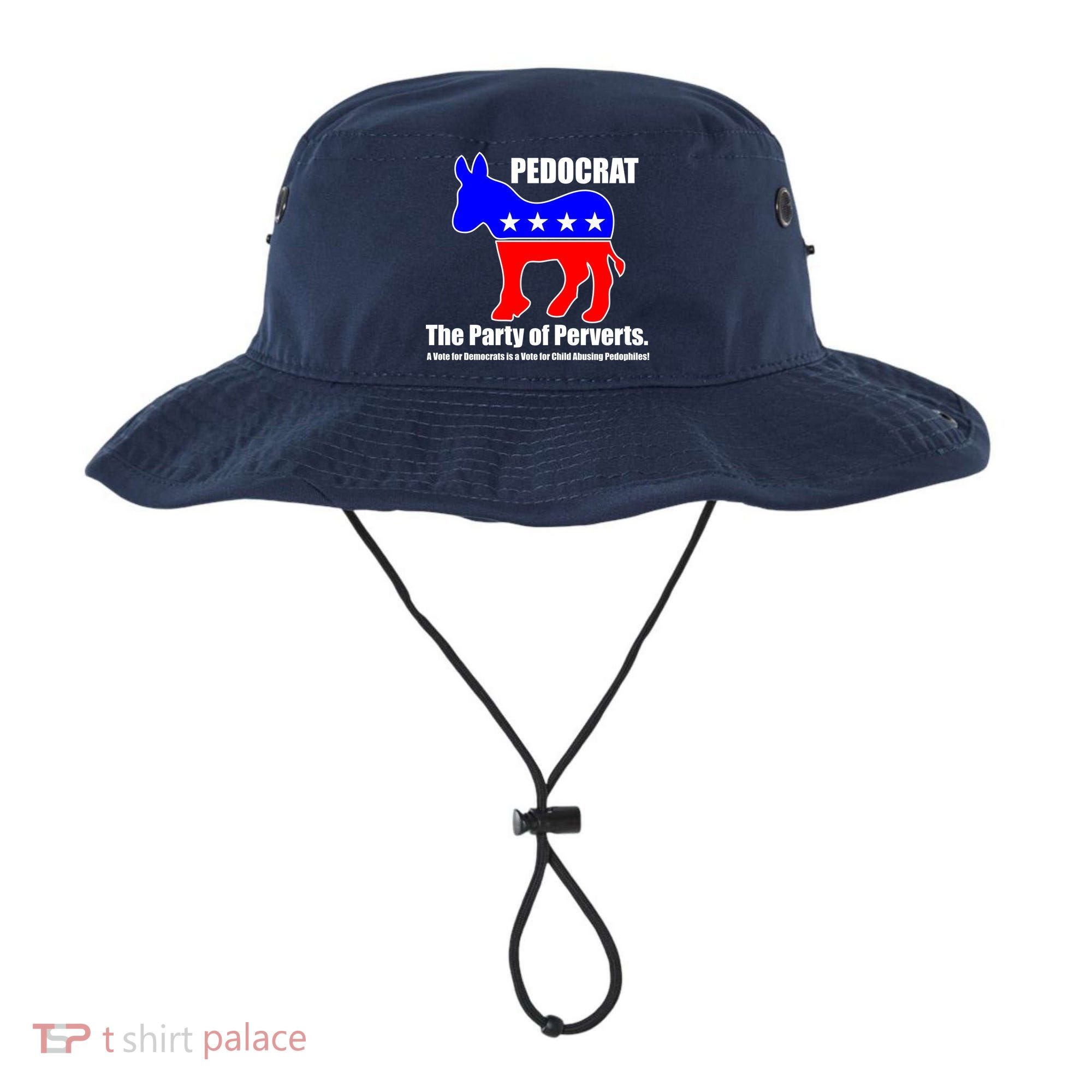 Pedocrat The Party Of Perverts Bucket Hat