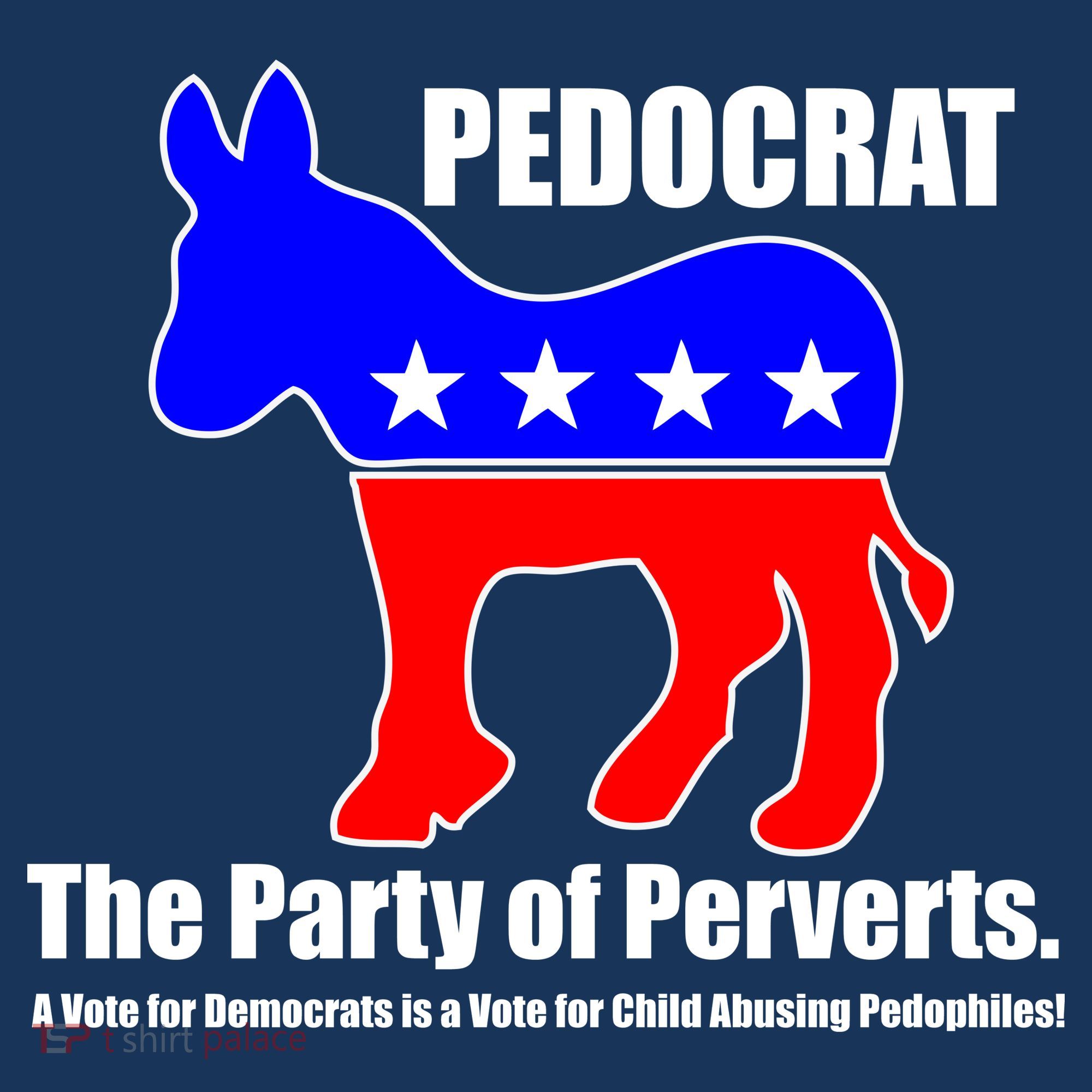Pedocrat The Party Of Perverts Women's Hoodie