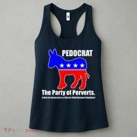 Pedocrat The Party Of Perverts Women's Tank Top thumb 3