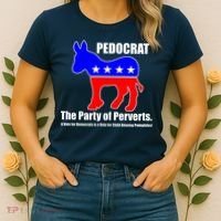 Pedocrat The Party Of Perverts Women's T-Shirt thumb 2