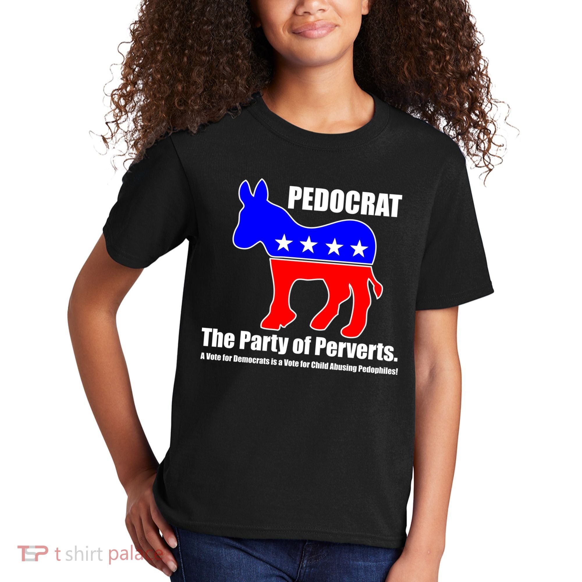 Pedocrat The Party Of Perverts Kids T-Shirt