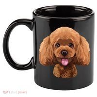 Playful Toy Poodle Face Funny Dog 11oz C Handle Ceramic Mug thumb 2