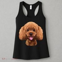 Playful Toy Poodle Face Funny Dog Women's Tank Top thumb 3
