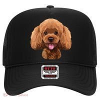 Playful Toy Poodle Face Funny Dog Hat thumb 0