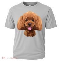 Playful Toy Poodle Face Funny Dog Cooling Performance Crew T-Shirt thumb 0