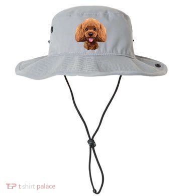 Playful Toy Poodle Face Funny Dog Bucket Hat
