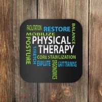 Physical Therapist PT Gift Motivational Physical Therapy Coaster thumb 0