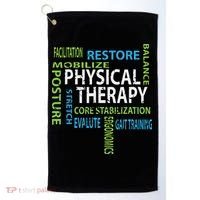 Physical Therapist PT Gift Motivational Physical Therapy Golf Towel thumb 0