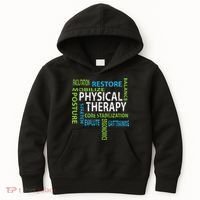 Physical Therapist PT Gift Motivational Physical Therapy Kids Hoodie thumb 0