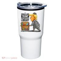 Prison Trump Presidential Library Funny Anti Trump Tumbler thumb 0