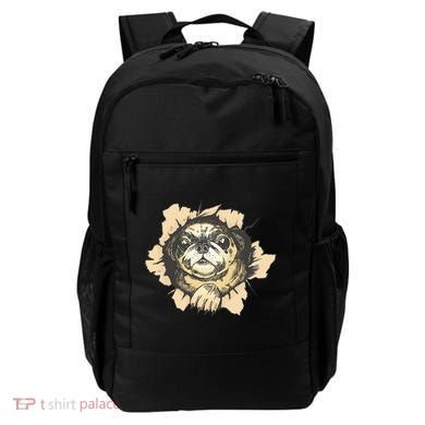 Pug Torn Backpack