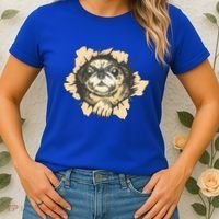 Pug Torn Women's T-Shirt thumb 2
