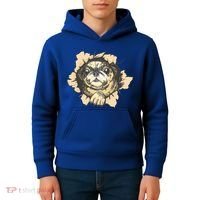Pug Torn Kids Hoodie thumb 4