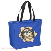 Pug Torn Tote Bag thumb 2