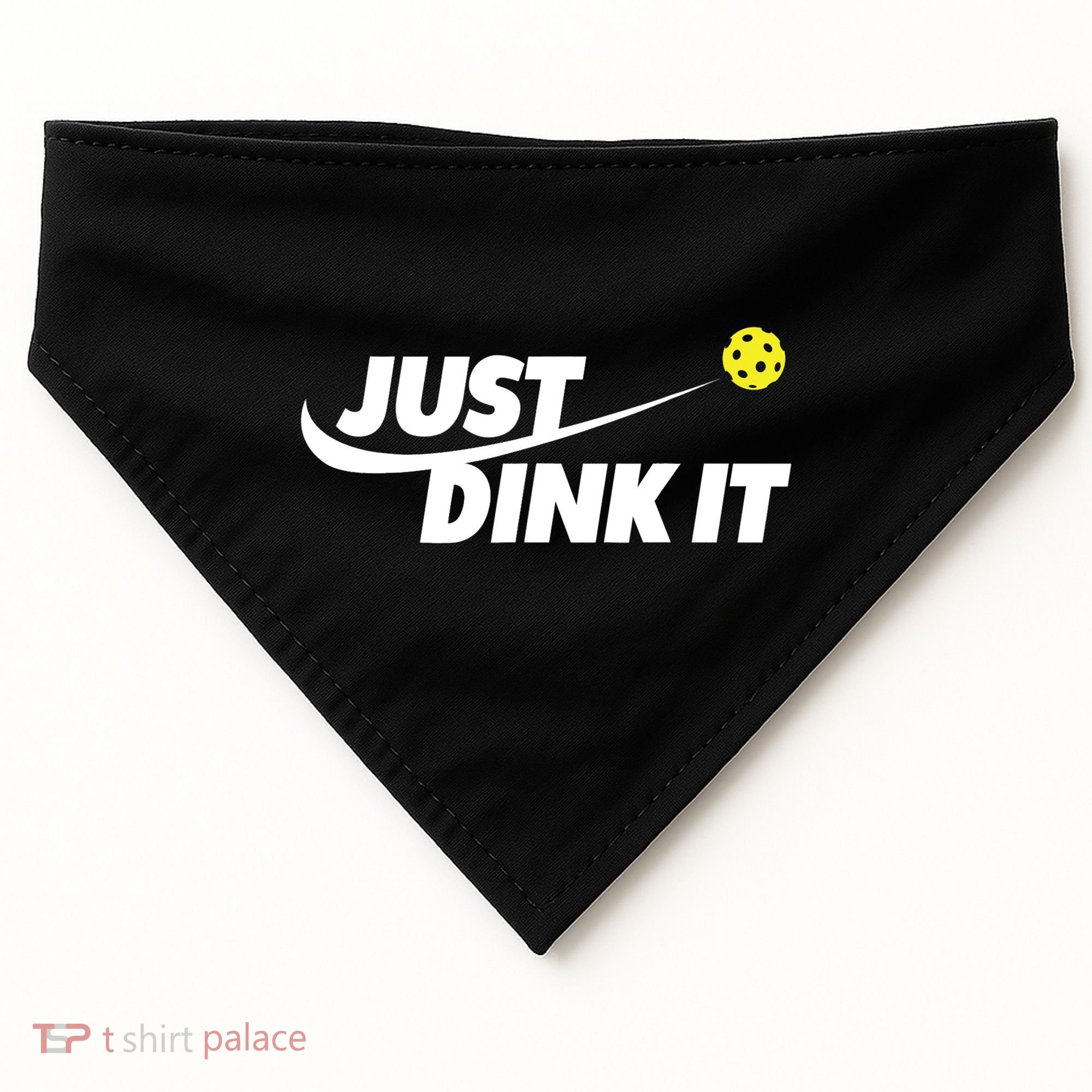 Pickleball Tshirts Pickleball Shirt Just Dink It TShirt USA-Made Doggie Bandana