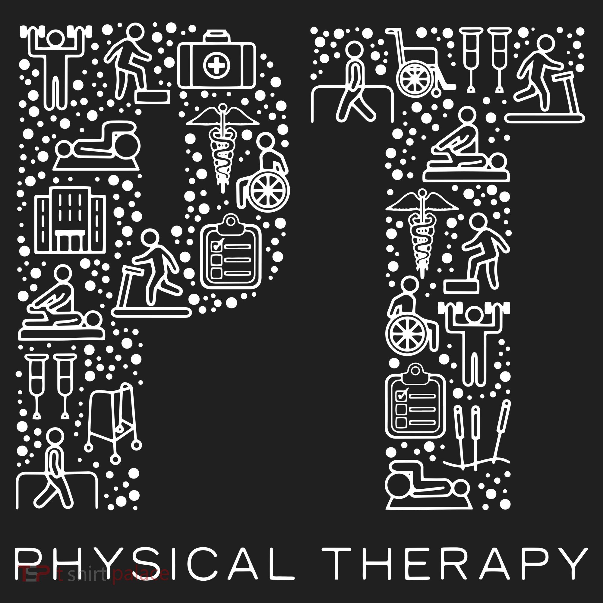 Physical Therapist Physical Therapy Gift PT Month Golf Towel
