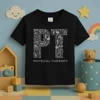 Physical Therapist Physical Therapy Gift PT Month Toddler T-Shirt thumb 3
