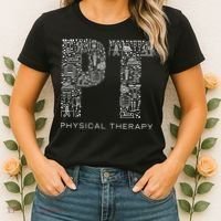 Physical Therapist Physical Therapy Gift PT Month Women's T-Shirt thumb 2