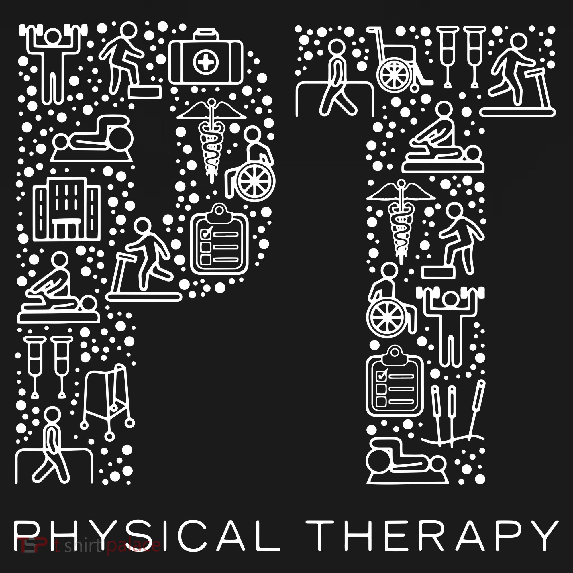 Physical Therapist Physical Therapy Gift PT Month Kids Long Sleeve Shirt