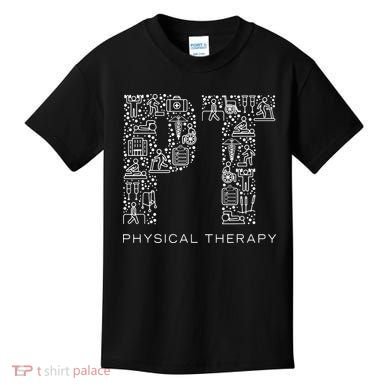 Physical Therapist Physical Therapy Gift PT Month Kids T-Shirt