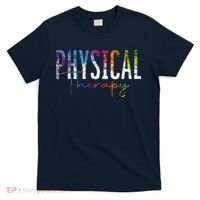 Physical Therapist PT Exercise Colorful Physical Therapy T-Shirt thumb 0