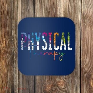Physical Therapist PT Exercise Colorful Physical Therapy Coaster