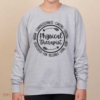 Physical Therapist PT Physical Therapy Physiotherapy Vintage Women's Sweatshirt
