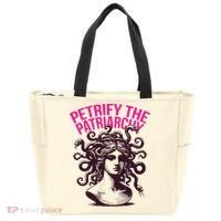 Petrify The Patriarchy Medusa Greek Mythology. Tote Bag thumb 0