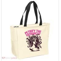 Petrify The Patriarchy Medusa Greek Mythology. Tote Bag thumb 2