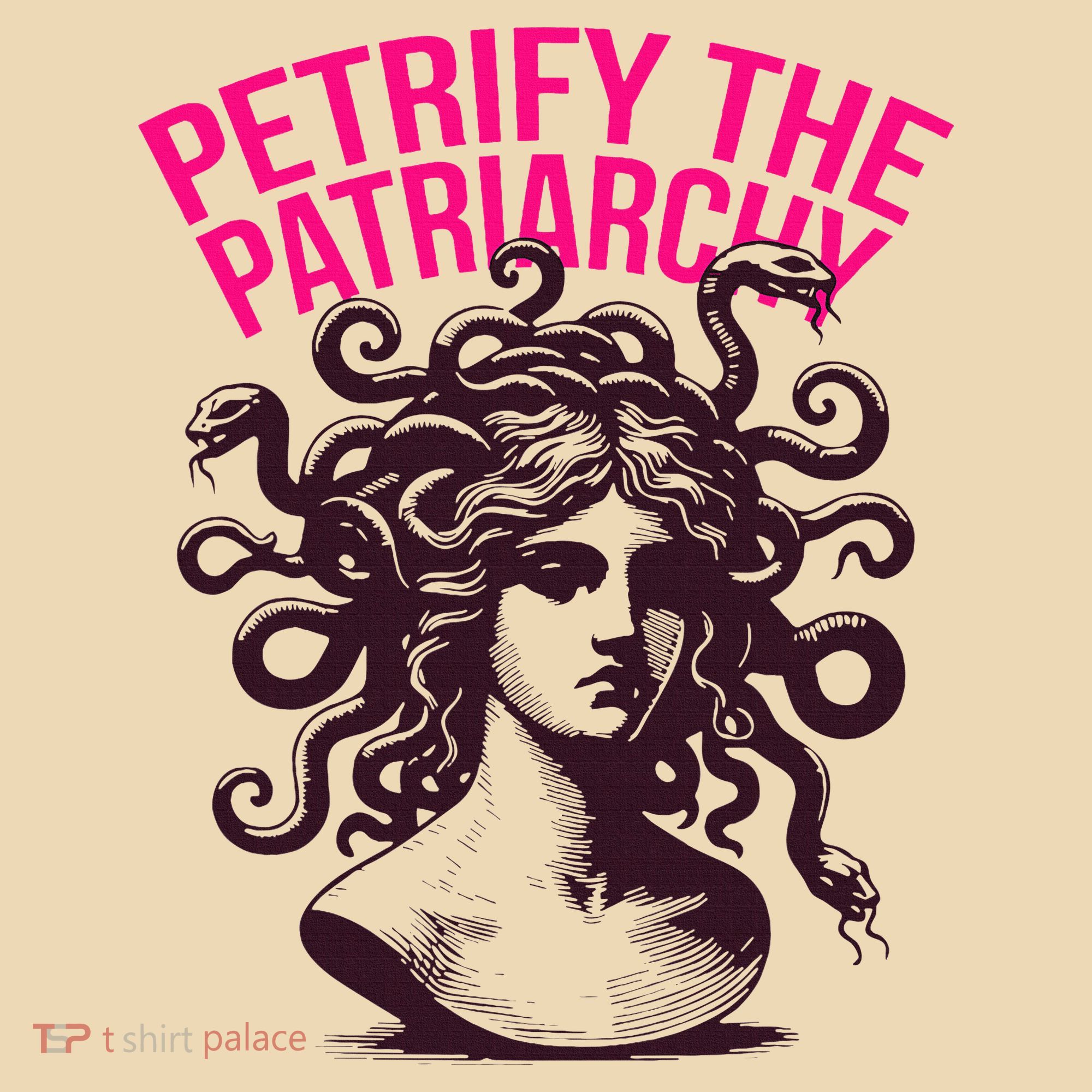 Petrify The Patriarchy Medusa Greek Mythology. Tote Bag