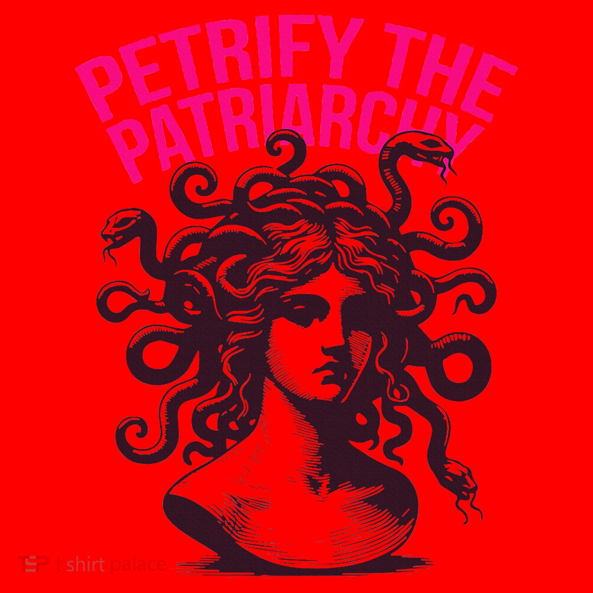 Petrify The Patriarchy Medusa Greek Mythology. Santa Hat