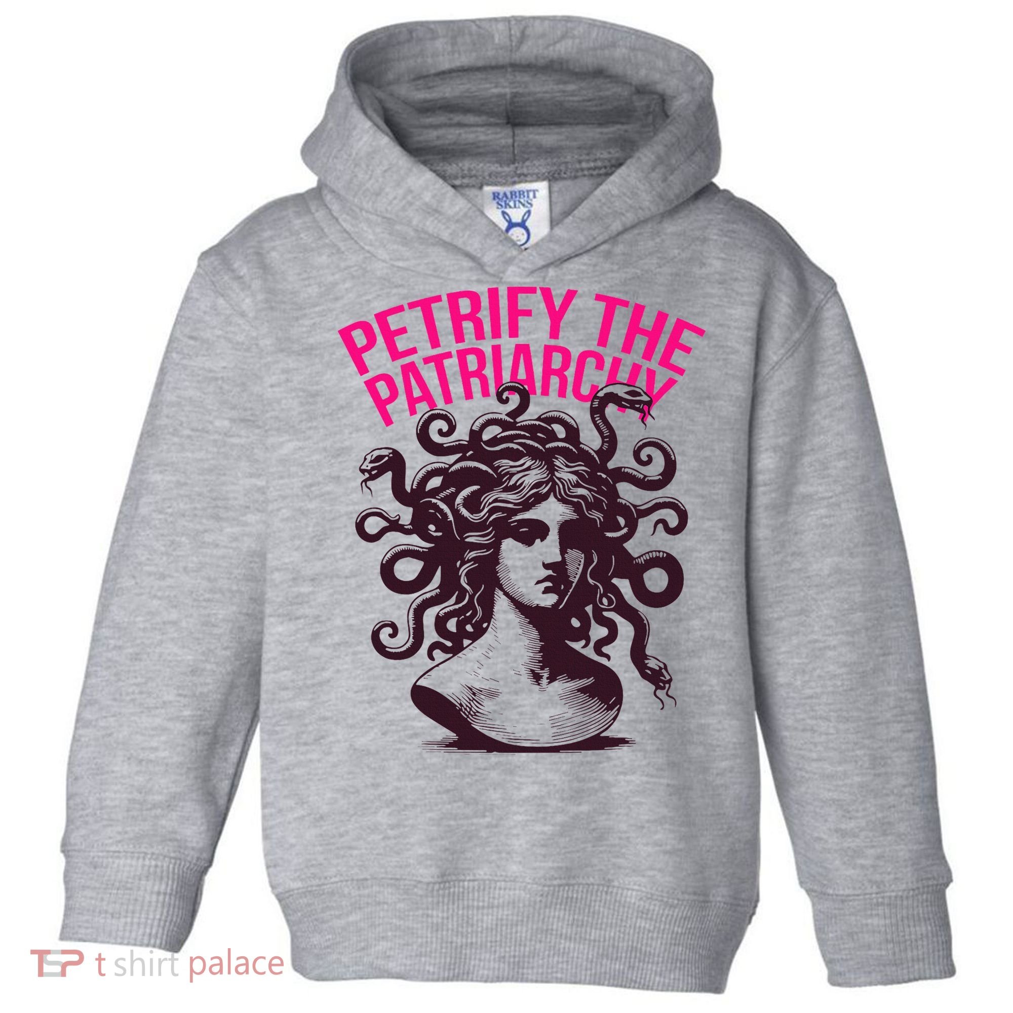 Petrify The Patriarchy Medusa Greek Mythology. Toddler Hoodie