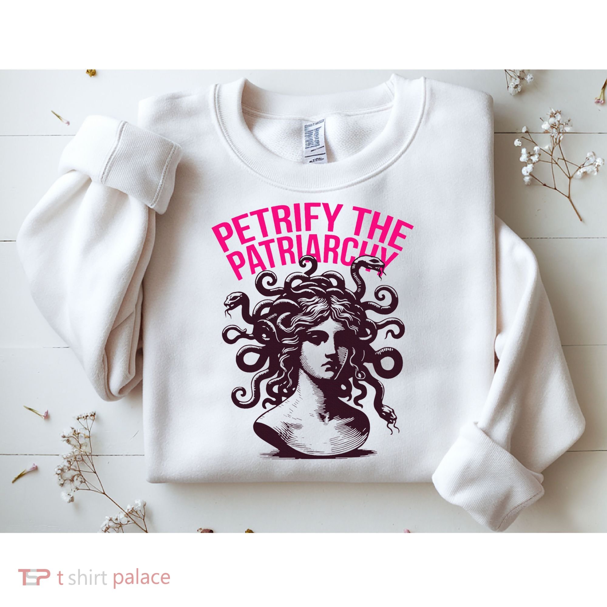 Petrify The Patriarchy Medusa Greek Mythology. Sweatshirt