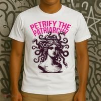 Petrify The Patriarchy Medusa Greek Mythology. T-Shirt thumb 3