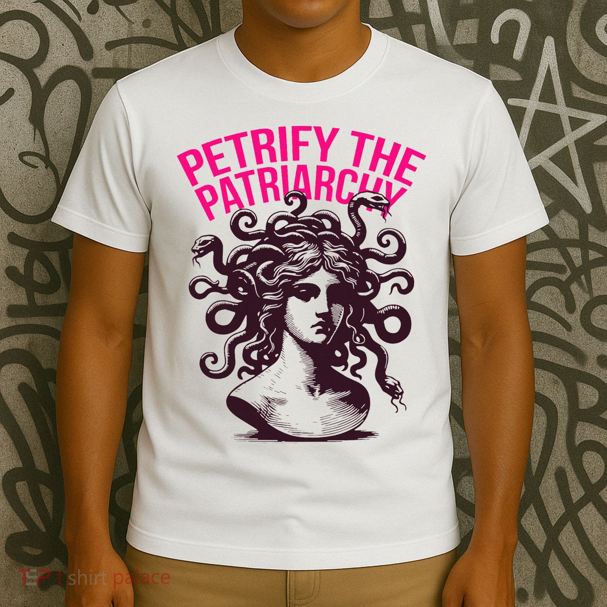 Petrify The Patriarchy Medusa Greek Mythology. T-Shirt