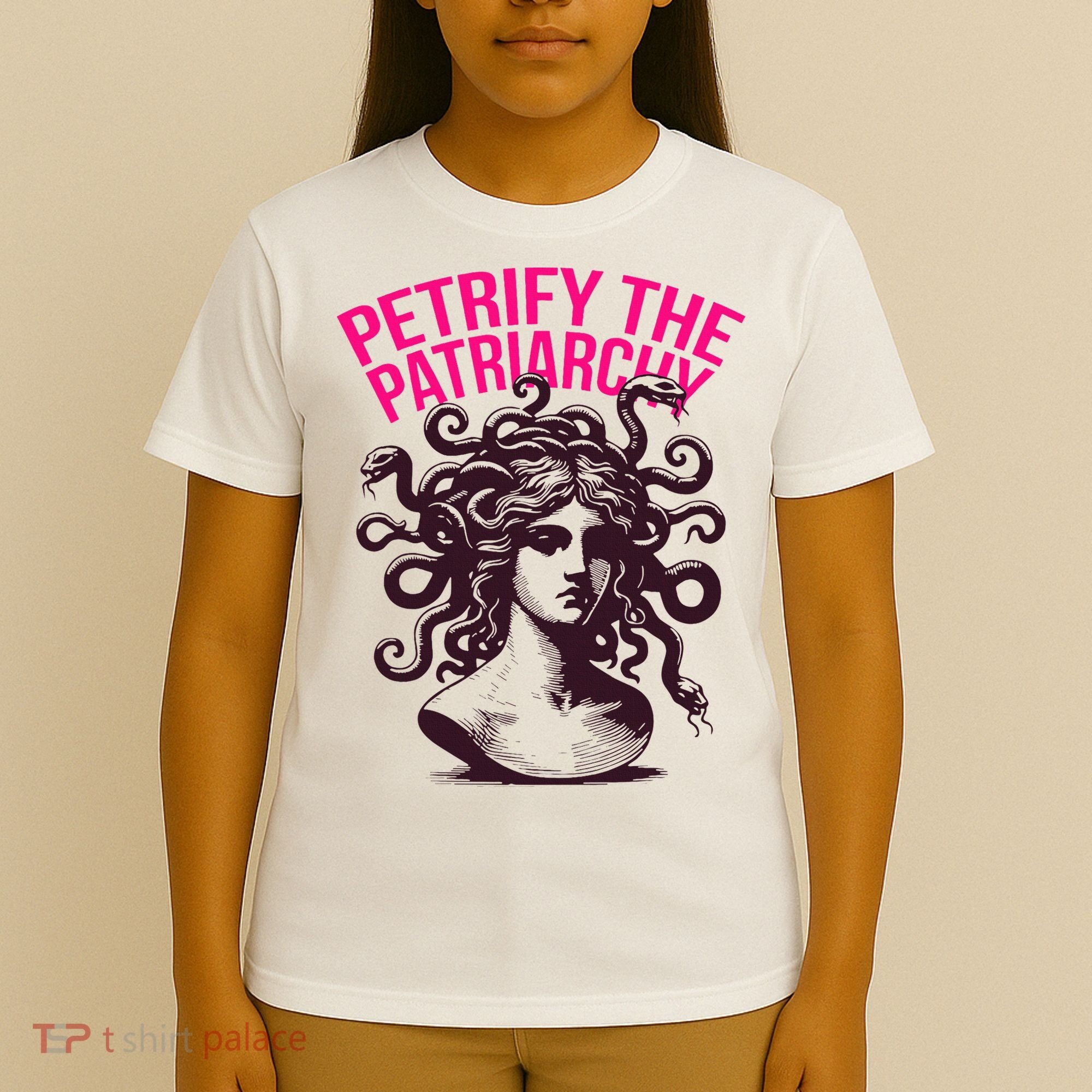 Petrify The Patriarchy Medusa Greek Mythology. T-Shirt