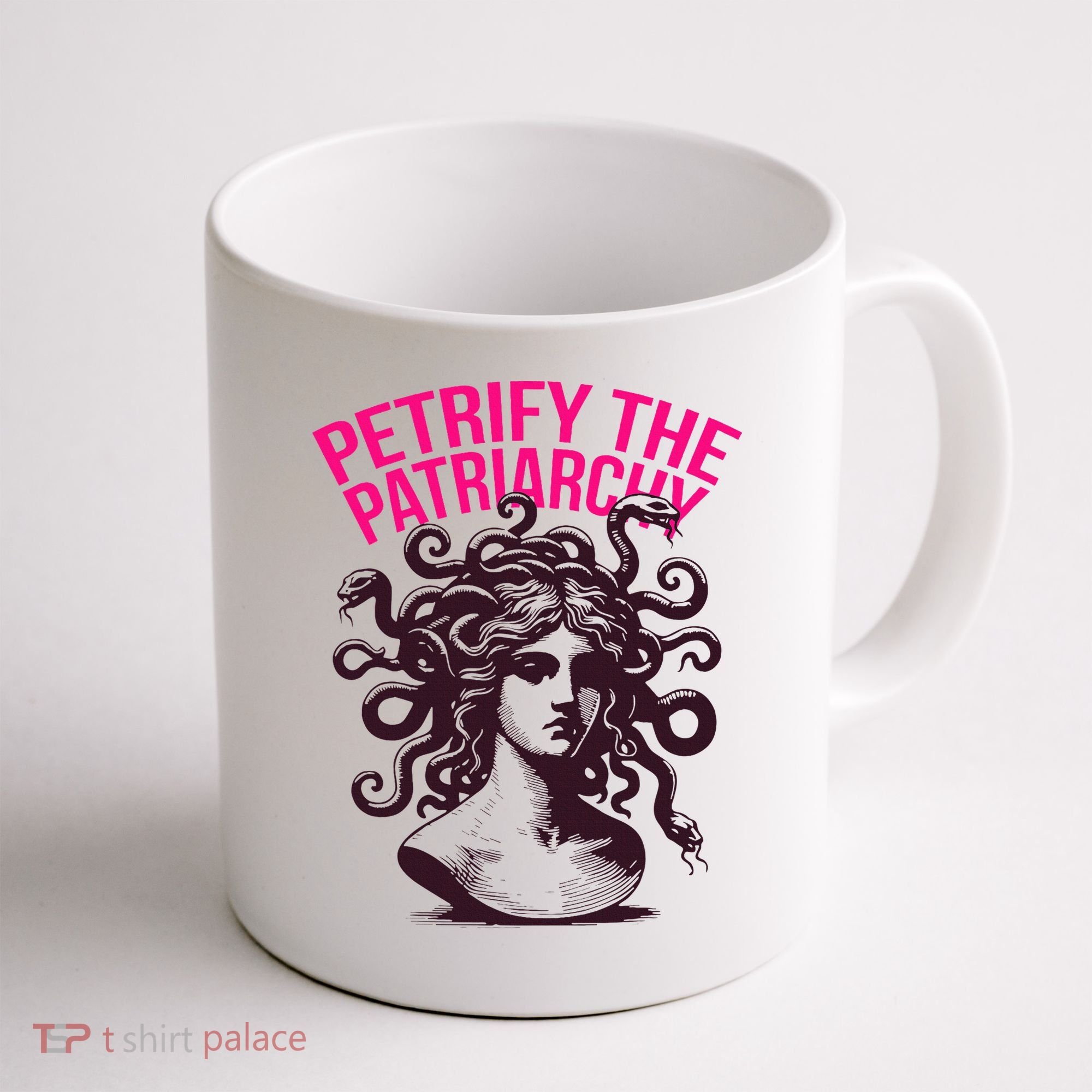 Petrify The Patriarchy Medusa Greek Mythology. Coffee Mug