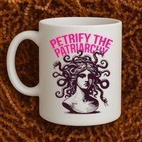 Petrify The Patriarchy Medusa Greek Mythology. Coffee Mug thumb 2