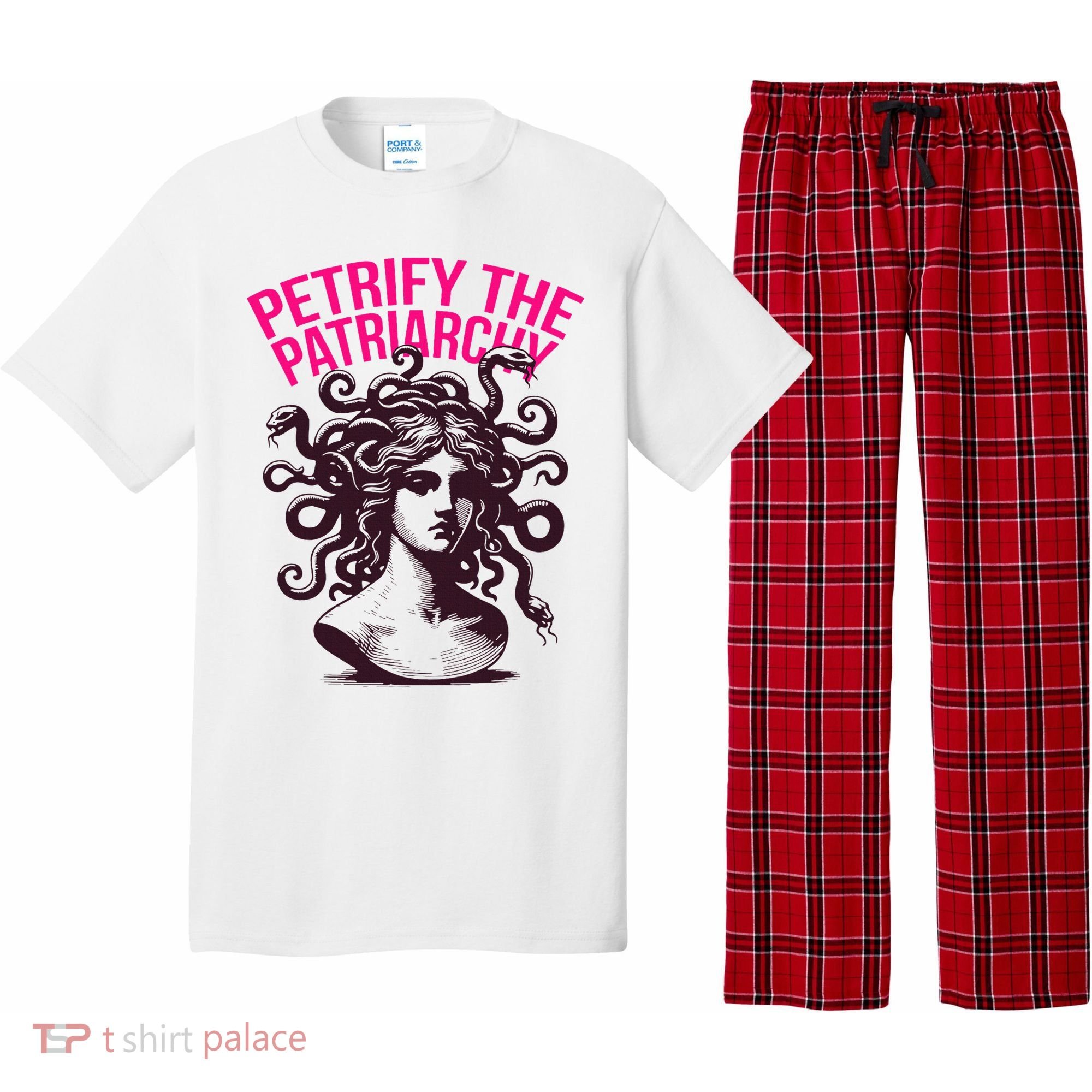 Petrify The Patriarchy Medusa Greek Mythology. Pajama Set