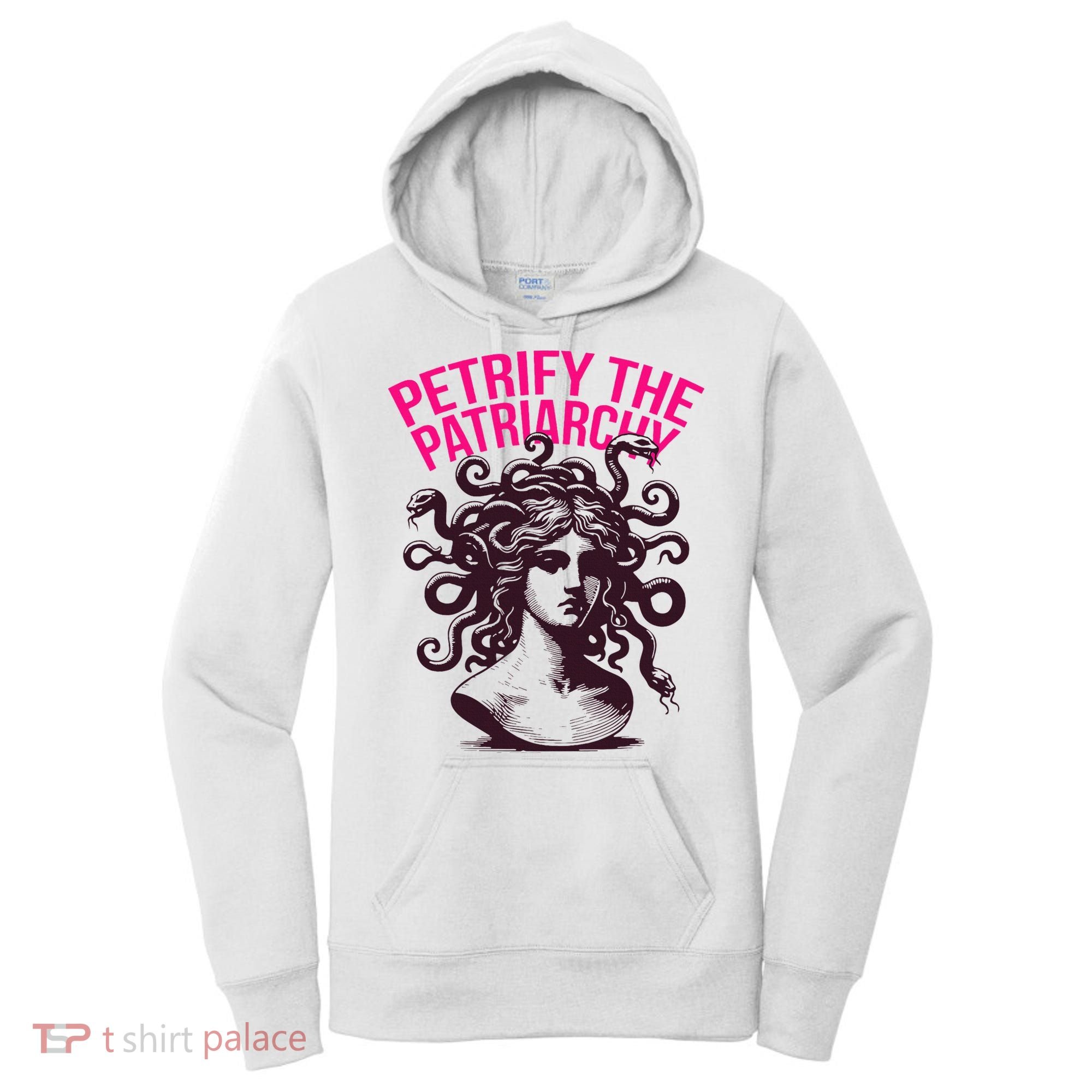 Petrify The Patriarchy Medusa Greek Mythology. Women's Hoodie