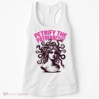 Petrify The Patriarchy Medusa Greek Mythology. Women's Tank Top thumb 0
