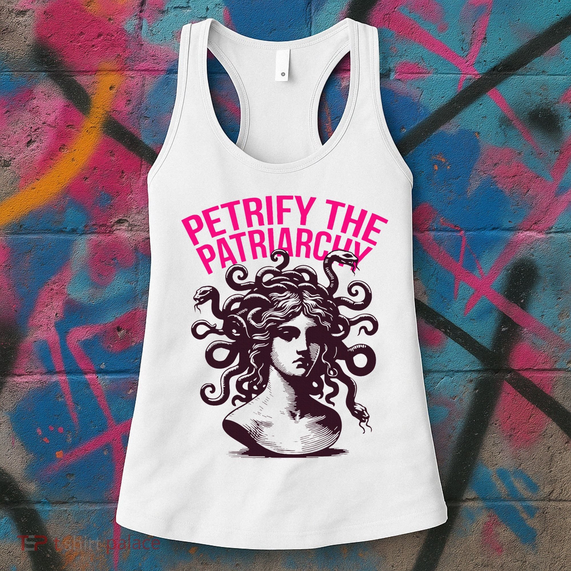 Petrify The Patriarchy Medusa Greek Mythology. Women's Tank Top