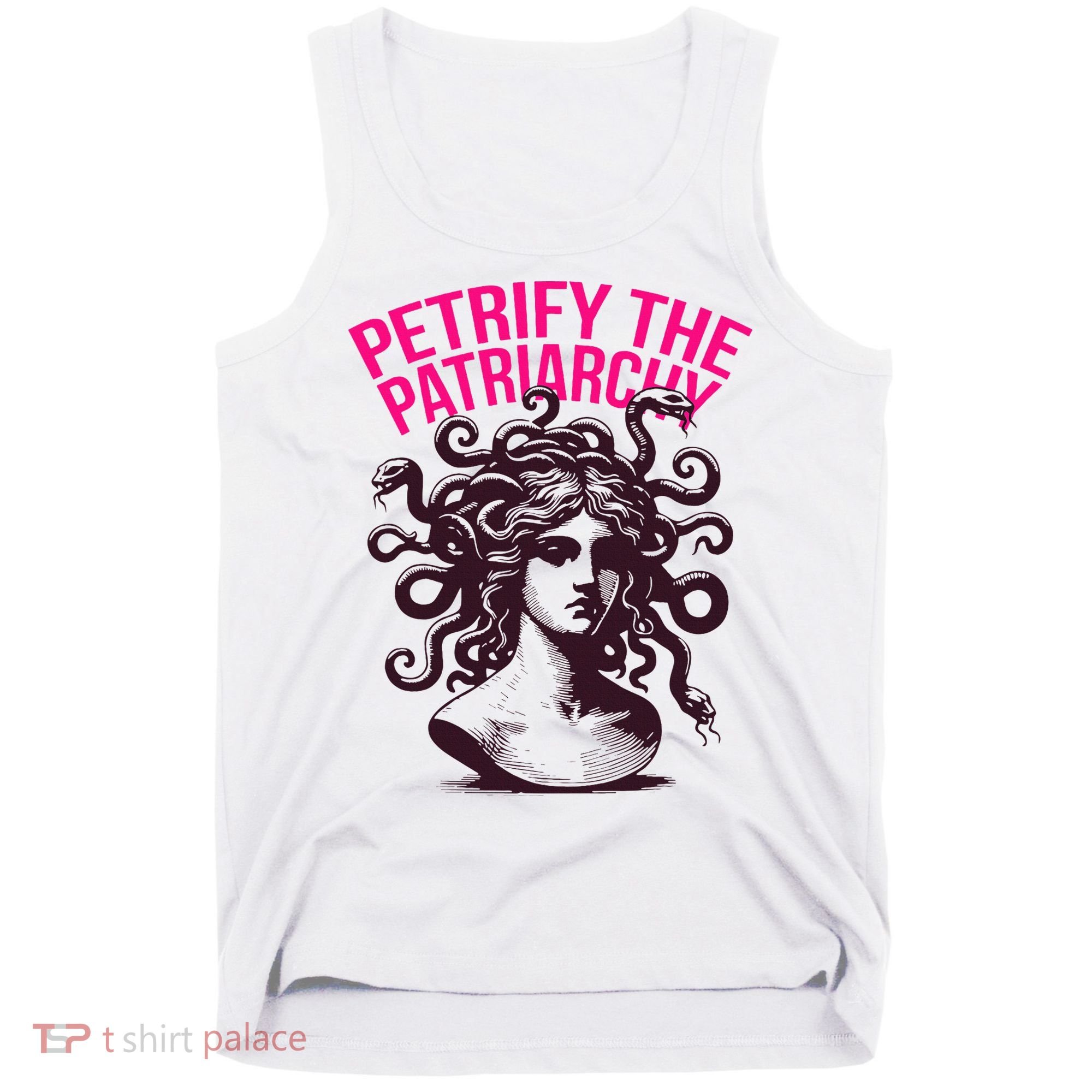 Petrify The Patriarchy Medusa Greek Mythology. Tank Top