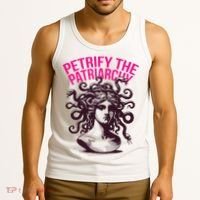 Petrify The Patriarchy Medusa Greek Mythology. Tank Top thumb 3