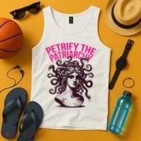 Petrify The Patriarchy Medusa Greek Mythology. Tank Top thumb 4