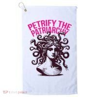 Petrify The Patriarchy Medusa Greek Mythology. Golf Towel thumb 0