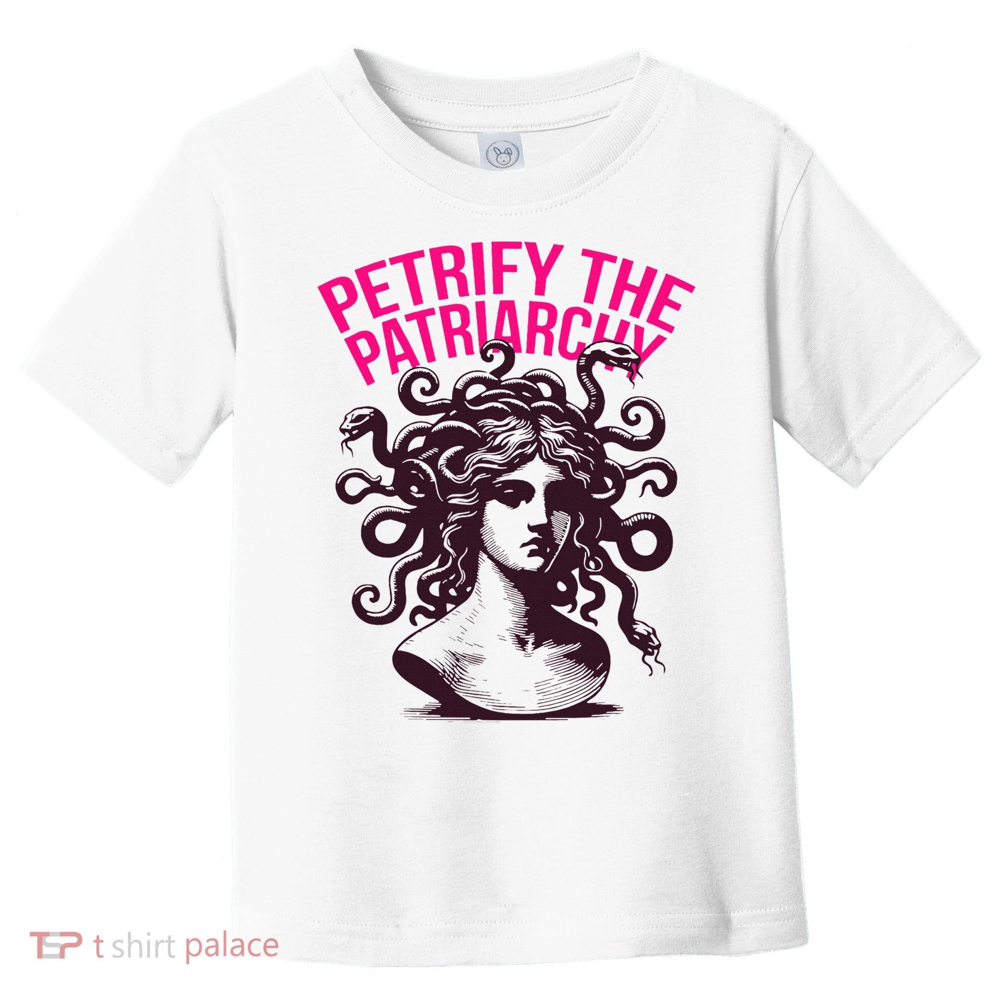 Petrify The Patriarchy Medusa Greek Mythology. Toddler T-Shirt