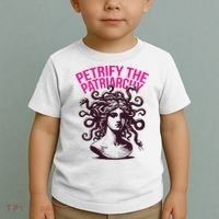 Petrify The Patriarchy Medusa Greek Mythology. Toddler T-Shirt thumb 2