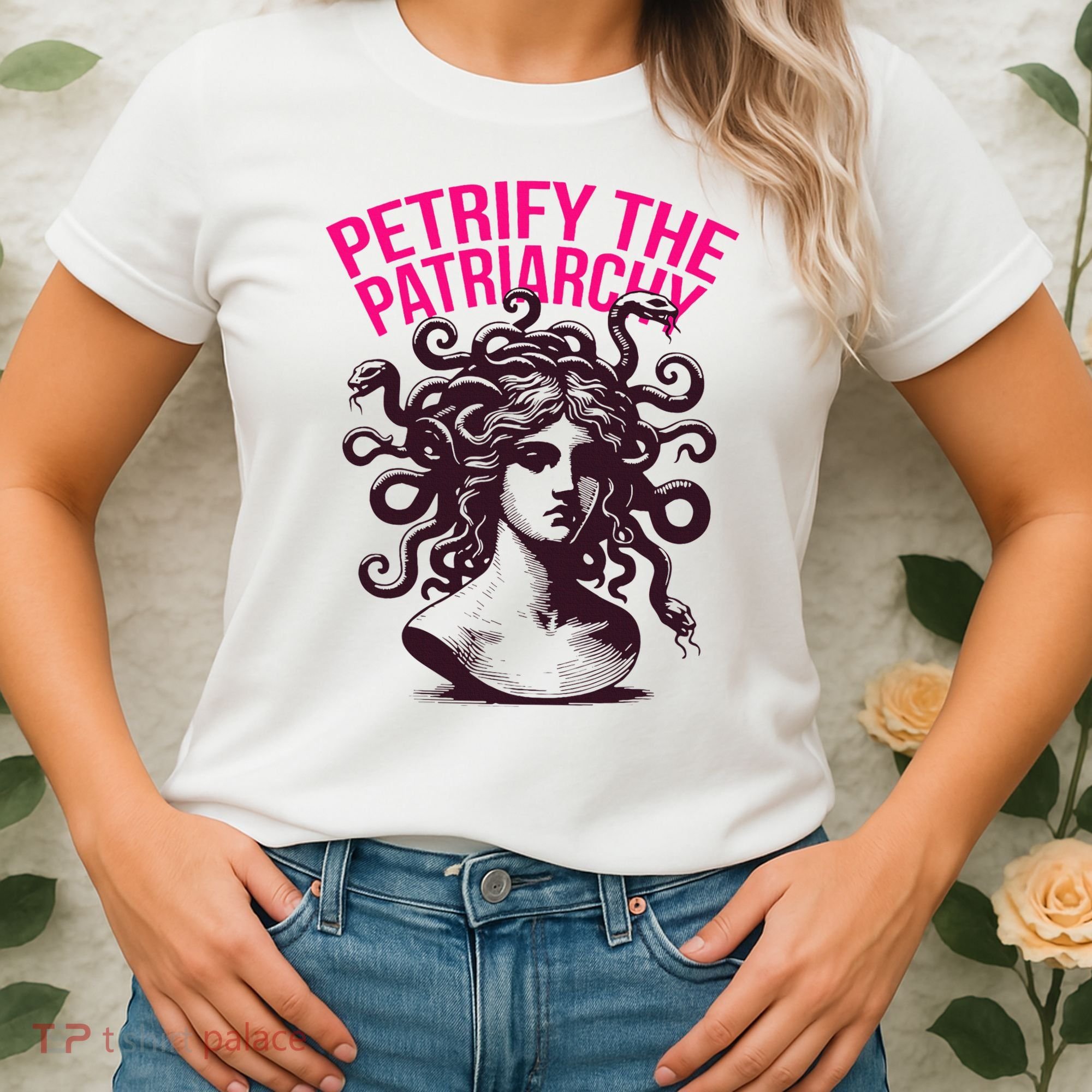 Petrify The Patriarchy Medusa Greek Mythology. Women's T-Shirt